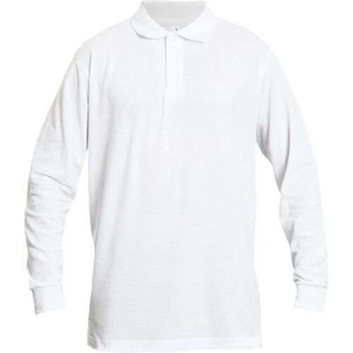 POLO SANGU POLOSHIRT LONG SLEEVE WHITE